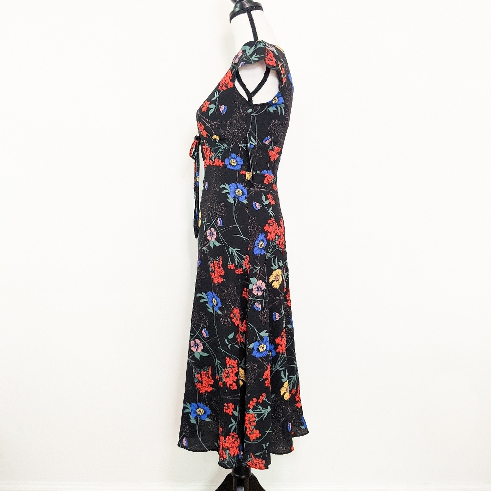 NWT Goldie London Floral Midi Dress - Picture 3 of 5